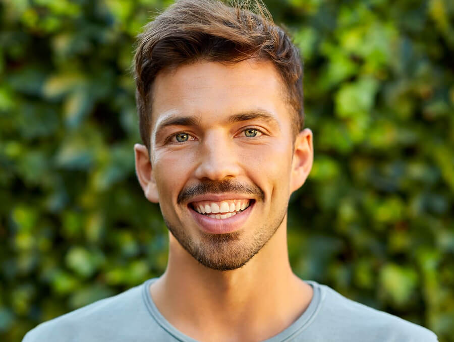 Man smiling